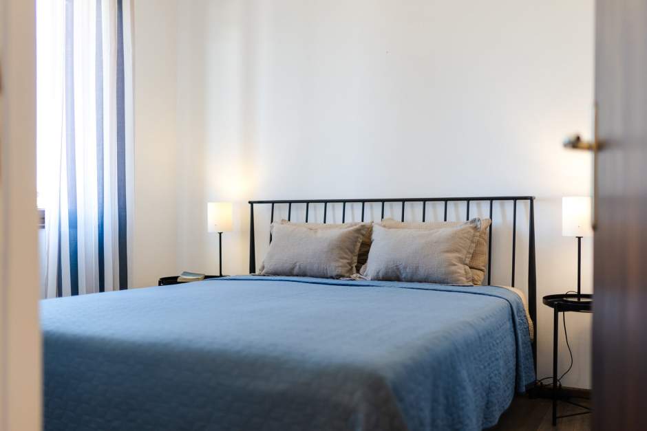 Apartment Lejla 1 Mali Lošinj, two bedroom apartment for 4 persons with romantic terrace and sea vie