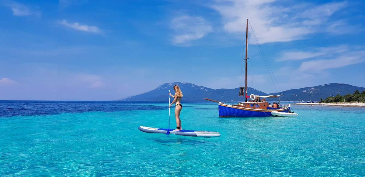 Paddling on Lošinj