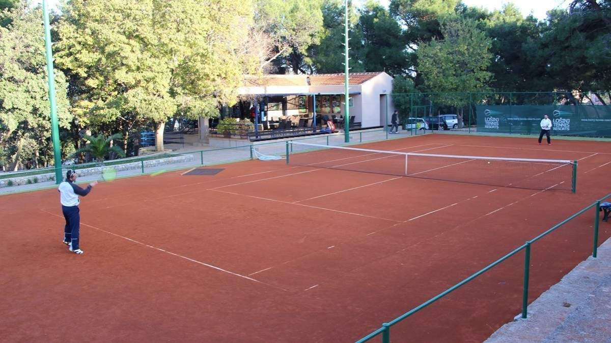 Tennis courts on Lošinj