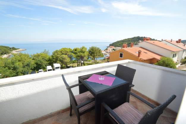 Apartment Adria 1 - Sea view, near the beach, for 3 people, Mali Losinj