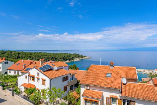 Apartment Ruža 2, Spacious apartment with sea view, Mali Losinj
