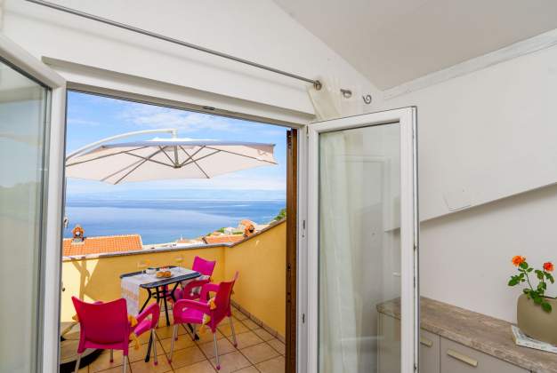 Apartment Ruža 2, Spacious apartment with sea view, Mali Losinj