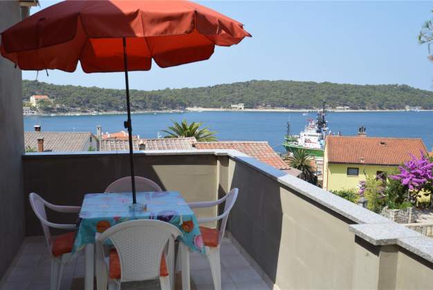Apartment Zerjav 2, for two people with sea view, Mali Lošinj
