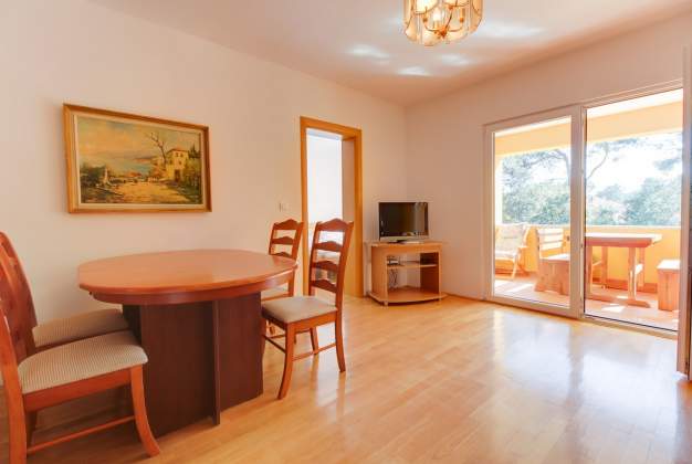 Apartment Bogdan 4 for two to three people in quiet Artatore
