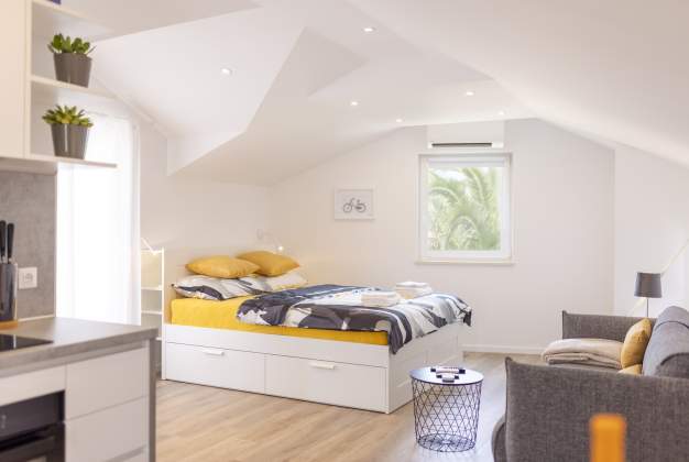Studio Daniela 1 uživanje u pogledu za dvije osobe, Mali Lošinj